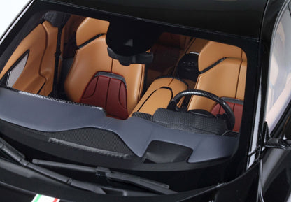 FERRARI PUROSANGUE - TETTO PANORAMICO NERO PUROSANGUE - BANDIERA ITALIANA - BASE ROSSA - Vroomi