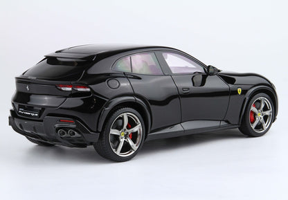 FERRARI PUROSANGUE - TETTO PANORAMICO NERO PUROSANGUE - BANDIERA ITALIANA - BASE ROSSA - Vroomi