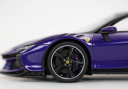 FERRARI SF90 XX STRADALE VIOLET21- TETTO NERO - INTERNI BIANCHI - Vroomi