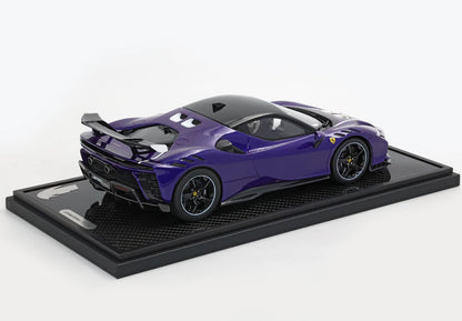FERRARI SF90 XX STRADALE VIOLET21- TETTO NERO - INTERNI BIANCHI - Vroomi