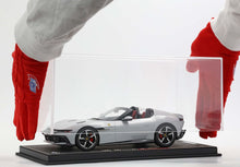 FERRARI 12CILINDRI SPIDER BIANCO ARTICO - CERCHI NERO LUCIDO E SILVER - Vroomi