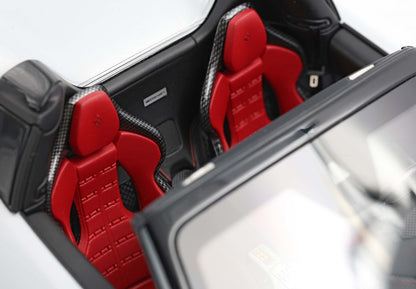 FERRARI 12CILINDRI SPIDER BIANCO ARTICO - CERCHI NERO LUCIDO E SILVER - Vroomi