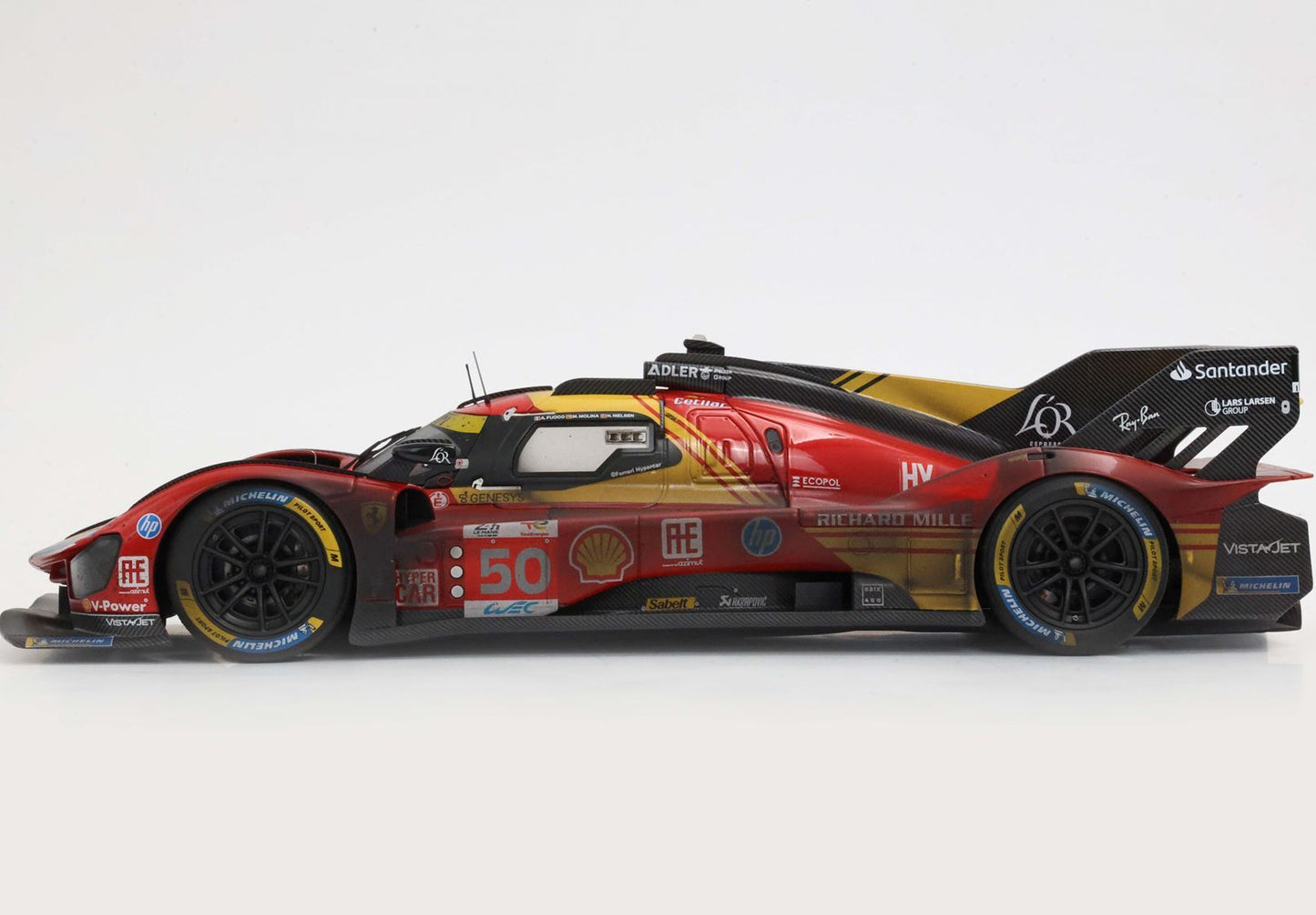 FERRARI 499P CAR N. 50 - VINCITRICE 24H LE MANS 2024 DIRTY EDITION - Vroomi