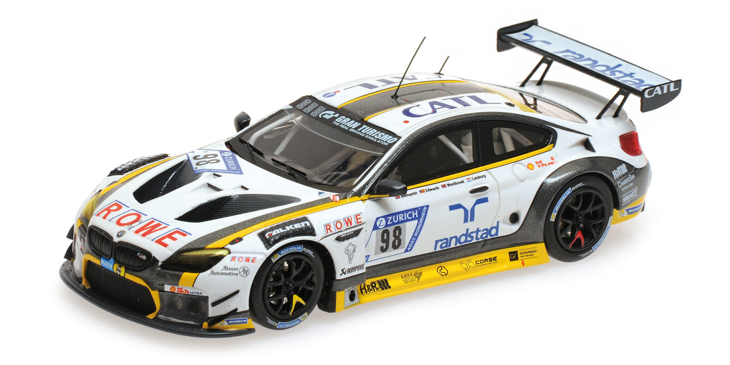 BMW M6 GT3 ROWE RACING CATSBURG EDWARDS BLOMQVIST 24H NURBURGRING 2018