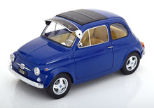 FIAT 500 F CUSTOM DARK BLUE 1968 WITH SUN VISOR AND ABARTH RIMS