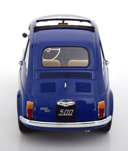 FIAT 500 F CUSTOM DARK BLUE 1968 WITH SUN VISOR AND ABARTH RIMS
