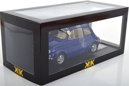FIAT 500 F CUSTOM DARK BLUE 1968 WITH SUN VISOR AND ABARTH RIMS
