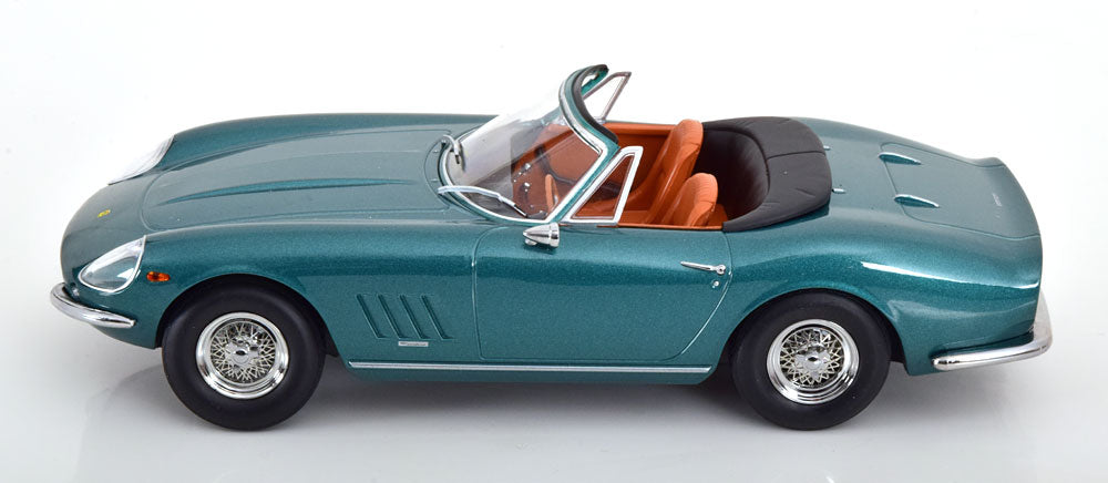 FERRARI 275 GTB4 NART SPYDER GREEN METALLIC 1967 WITH REMOVABLE SOFT-TOP