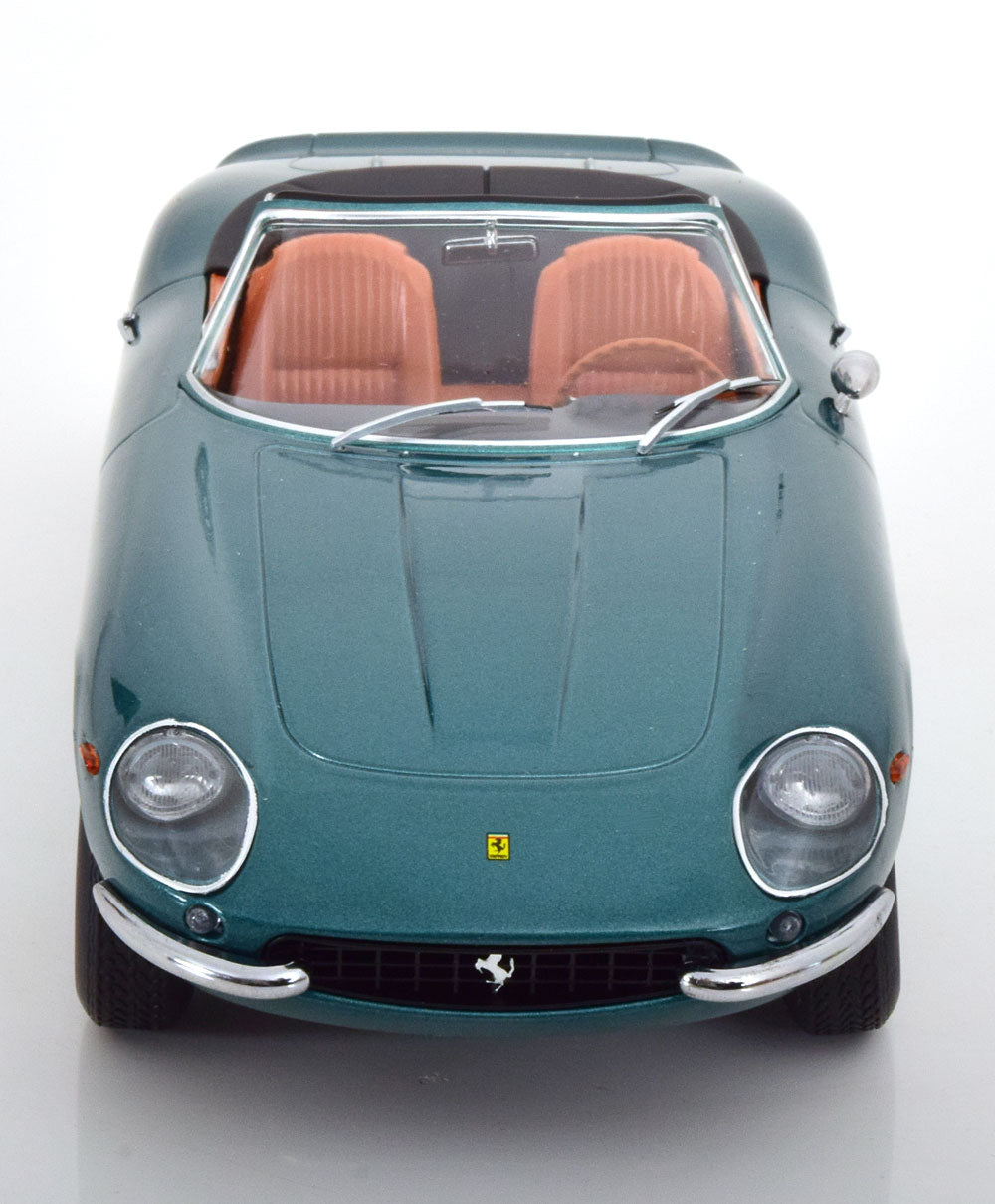 FERRARI 275 GTB4 NART SPYDER GREEN METALLIC 1967 WITH REMOVABLE SOFT-TOP