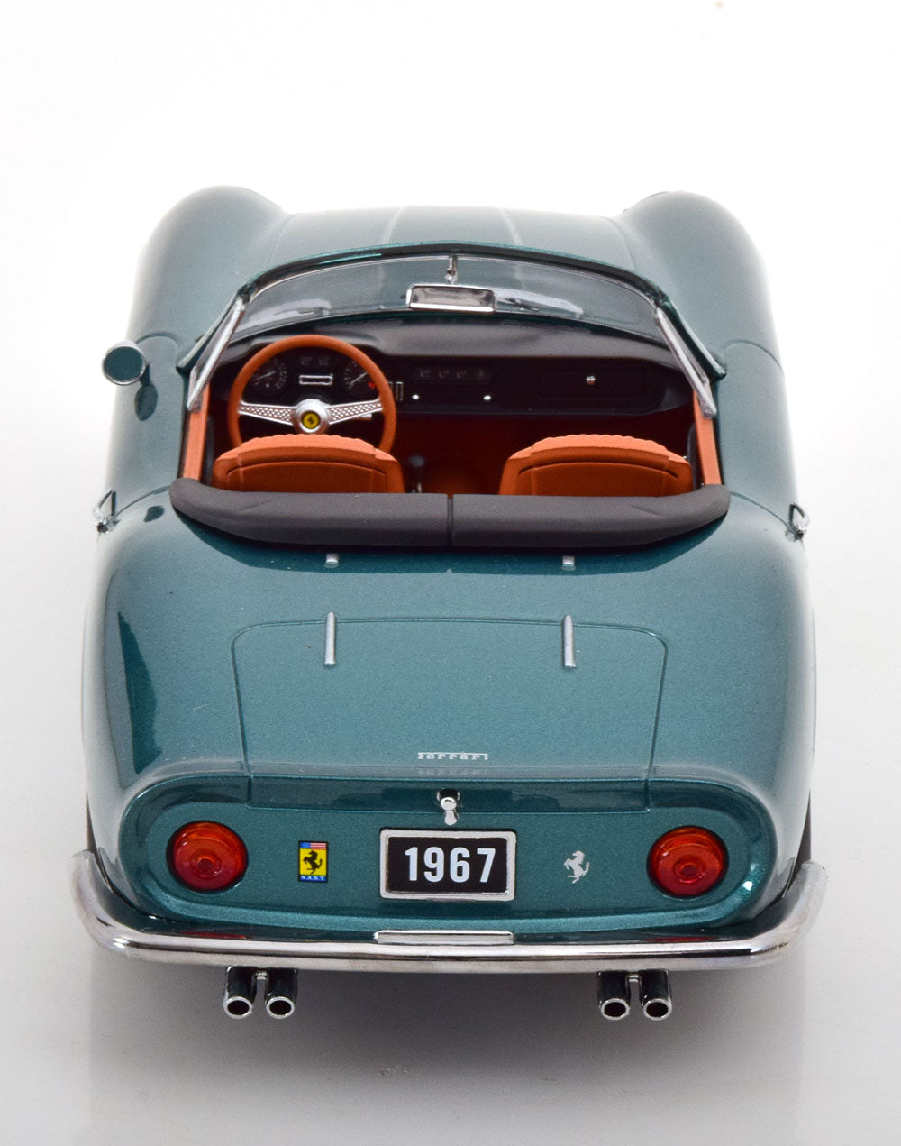 FERRARI 275 GTB4 NART SPYDER GREEN METALLIC 1967 WITH REMOVABLE SOFT-TOP