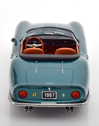 FERRARI 275 GTB4 NART SPYDER GREEN METALLIC 1967 WITH REMOVABLE SOFT-TOP