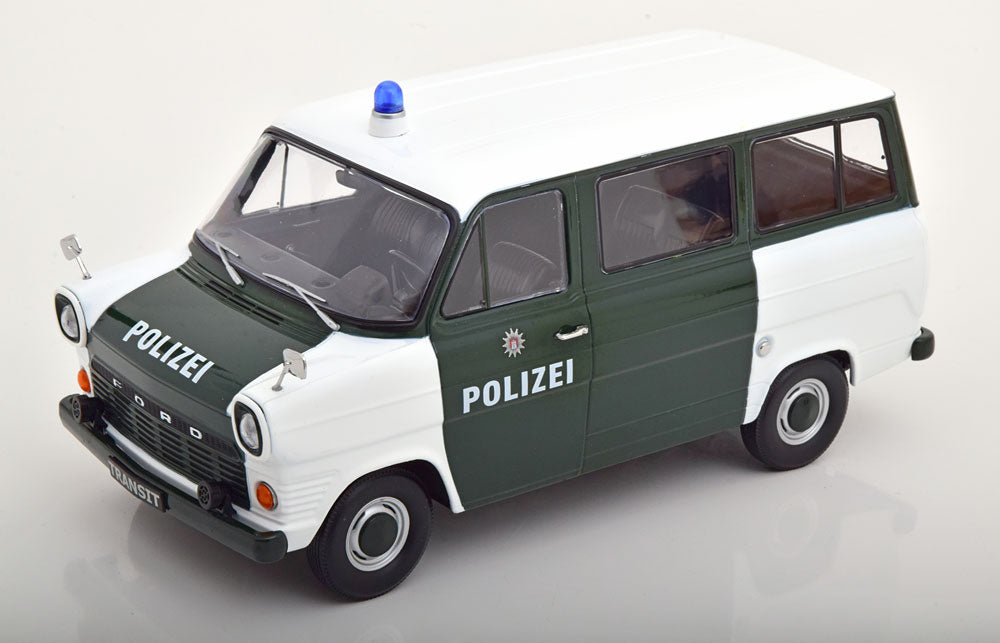 FORD TRANSIT BUS 1965 POLIZEI HAMBURG GERMANY DARK GREEN