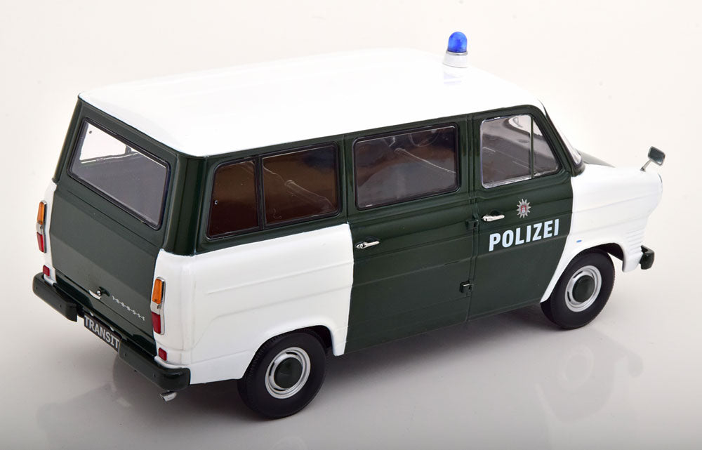 FORD TRANSIT BUS 1965 POLIZEI HAMBURG GERMANY DARK GREEN