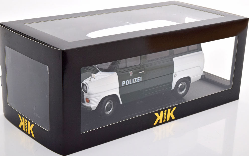 FORD TRANSIT BUS 1965 POLIZEI HAMBURG GERMANY DARK GREEN
