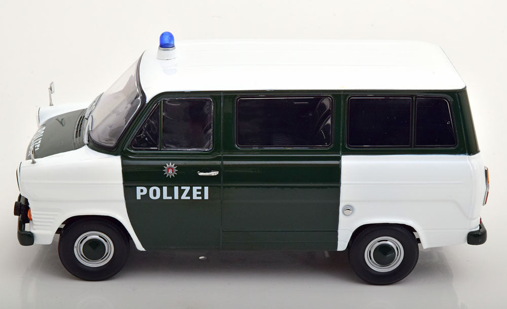 FORD TRANSIT BUS 1965 POLIZEI HAMBURG GERMANY DARK GREEN