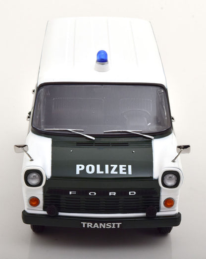 FORD TRANSIT BUS 1965 POLIZEI HAMBURG GERMANY DARK GREEN