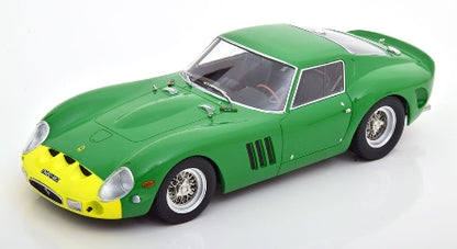 FERRARI 250 GTO 1962 GREEN &amp; YELLOW WITH 4 DIFFERENT DECAL SETS