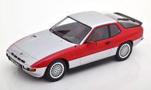 PORSCHE 924 TURBO SILVER &amp; RED 1986