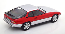 PORSCHE 924 TURBO SILVER &amp; RED 1986