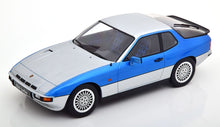 PORSCHE 924 TURBO SILVER &amp; BLUE METALLIC 1986
