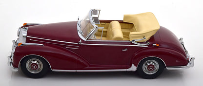 MERCEDES 300SC W188 CABRIO DARK RED 1957