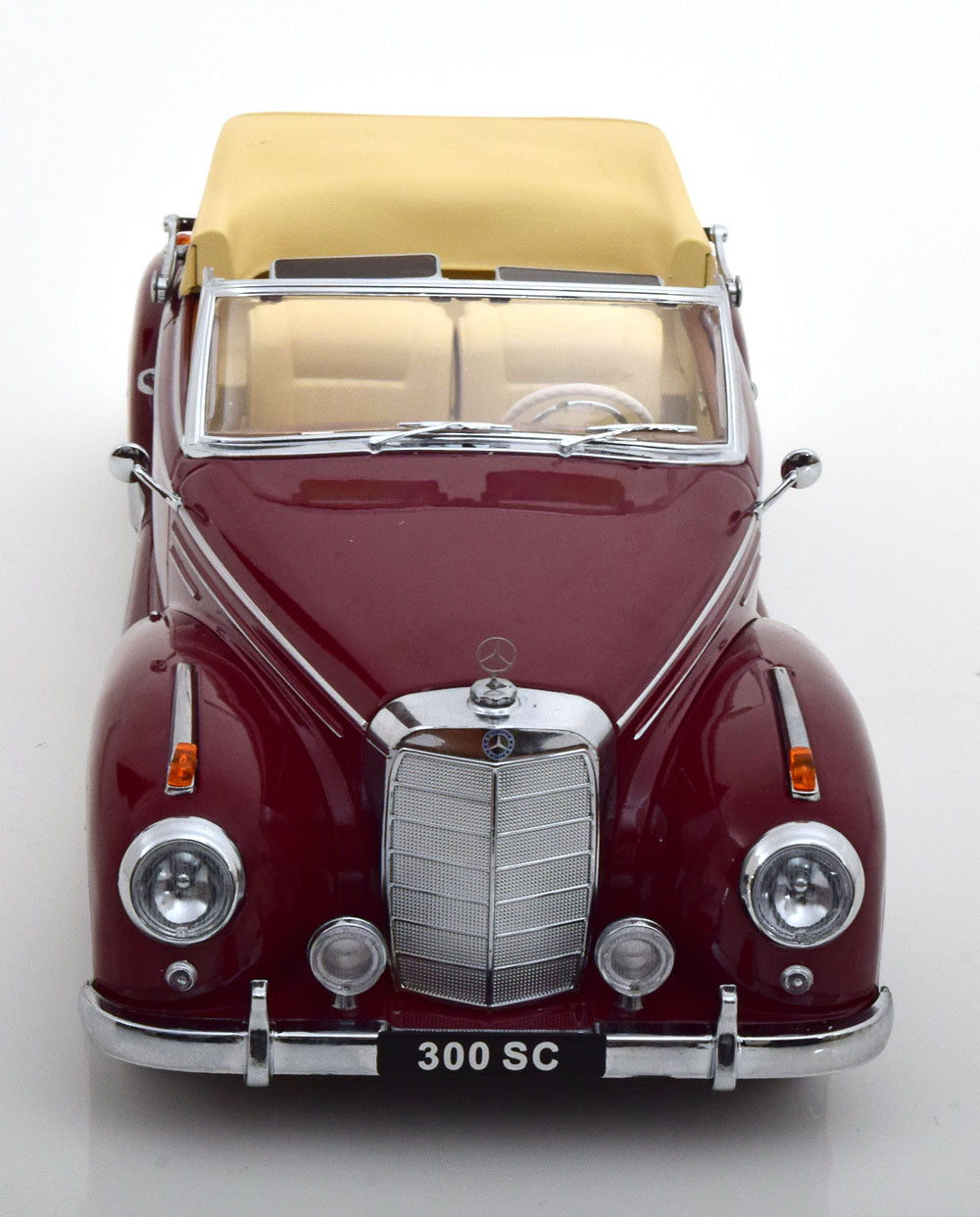 MERCEDES 300SC W188 CABRIO DARK RED 1957