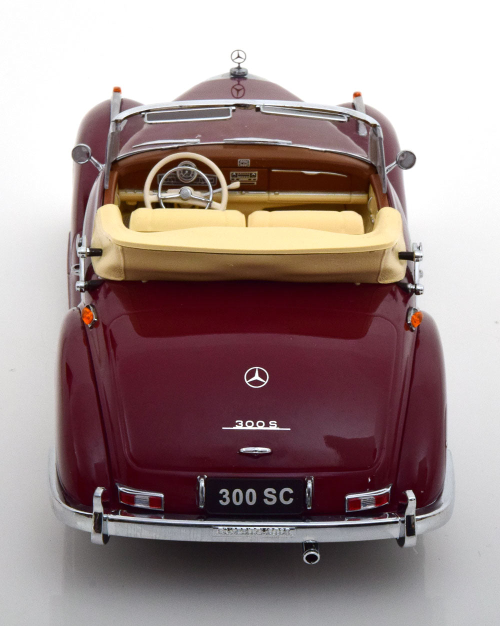 MERCEDES 300SC W188 CABRIO DARK RED 1957