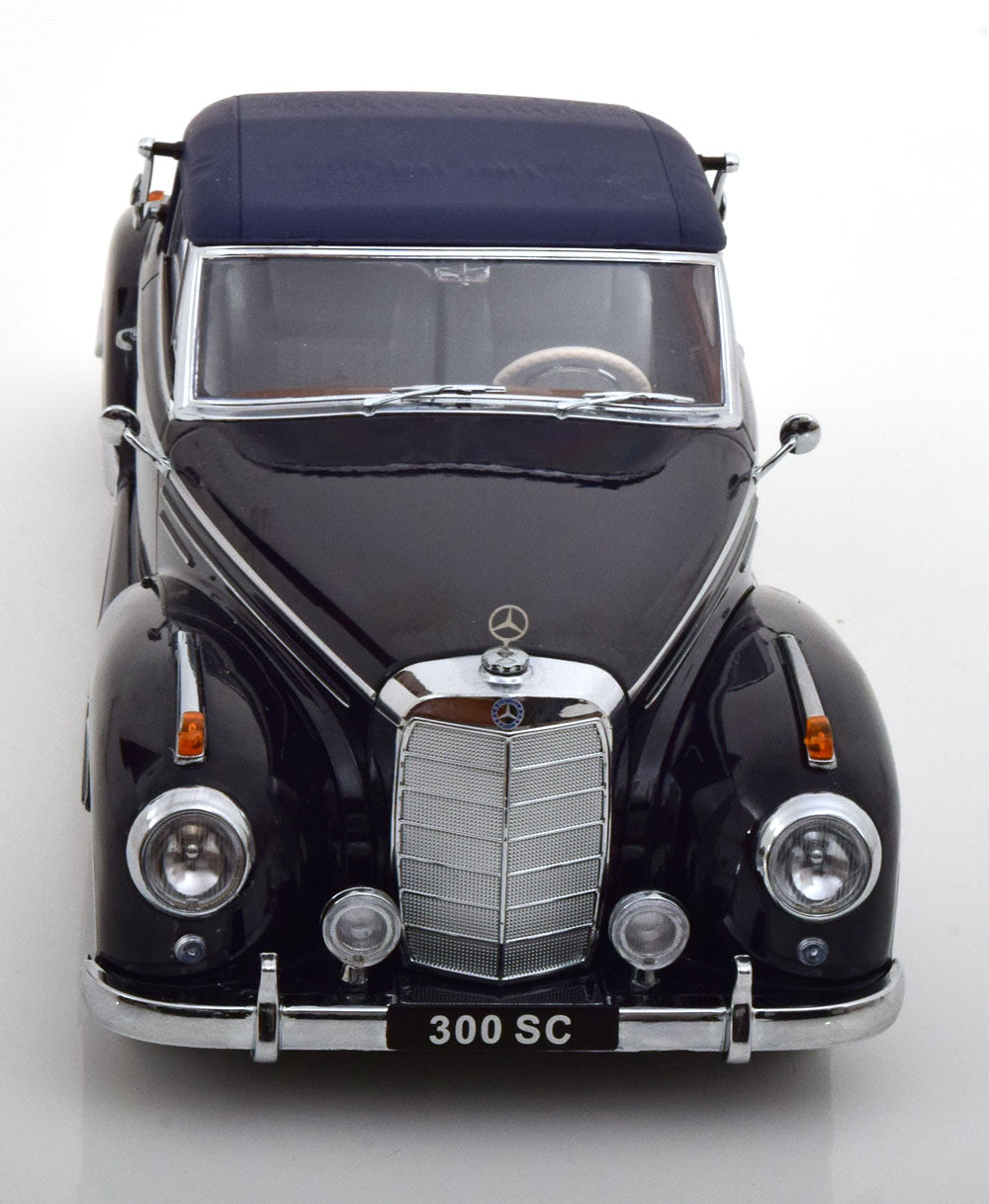 MERCEDES 300SC W188 CABRIO SOFT TOP DARK BLUE 1957