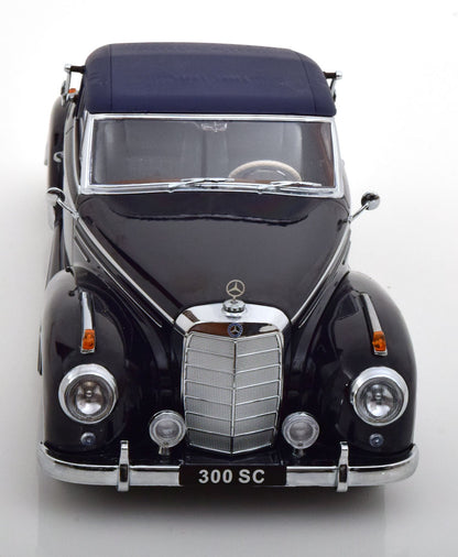 MERCEDES 300SC W188 CABRIO SOFT TOP DARK BLUE 1957