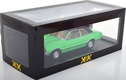 FORD TAUNUS GXL SEDAN VINYL ROOF SQUARE HEADLIGHTS LIGHT GREEN MATT BLACK 1971