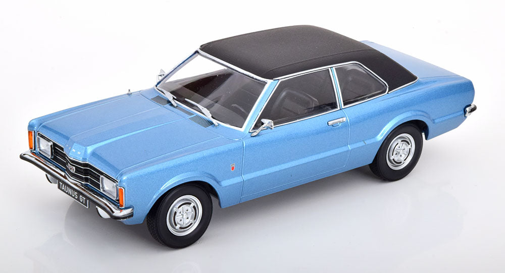 FORD TAUNUS GT SEDAN WITH VINYL ROOF BLUE METALLIC &amp; FLAT BLACK 1971