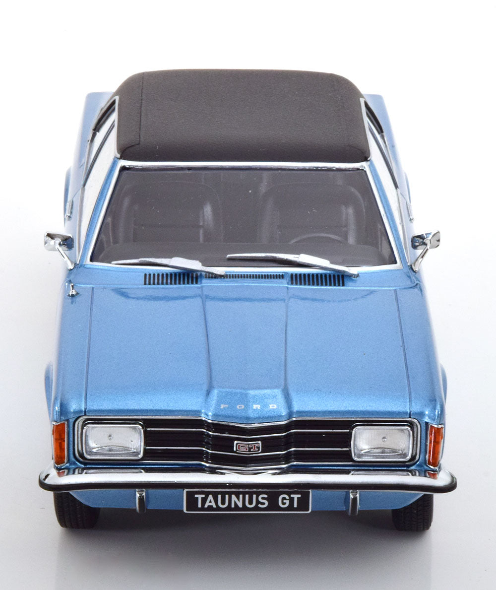 FORD TAUNUS GT SEDAN WITH VINYL ROOF BLUE METALLIC &amp; FLAT BLACK 1971