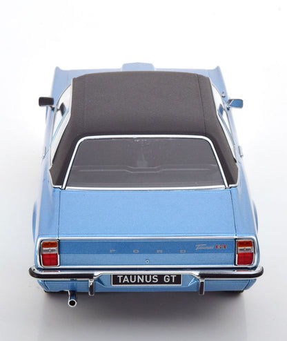 FORD TAUNUS GT SEDAN WITH VINYL ROOF BLUE METALLIC &amp; FLAT BLACK 1971