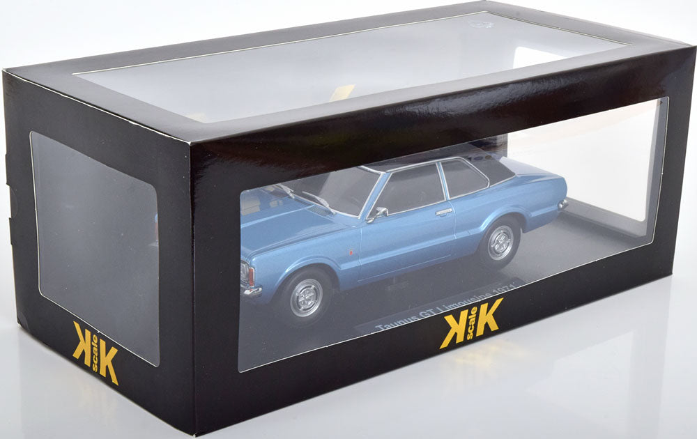 FORD TAUNUS GT SEDAN WITH VINYL ROOF BLUE METALLIC &amp; FLAT BLACK 1971