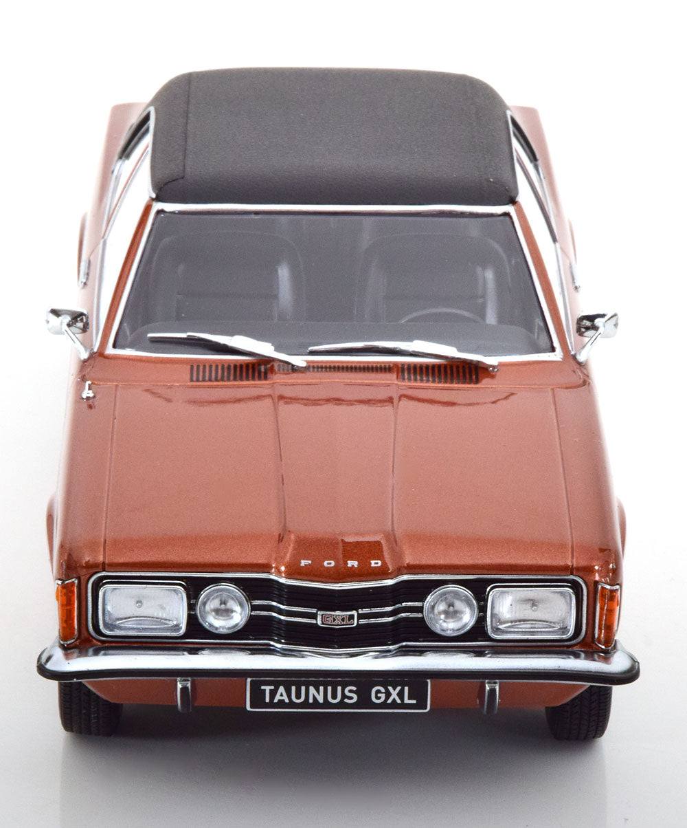FORD TAUNUS GXL SEDAN WITH VINYL ROOF BROWN METALLIC &amp; FLAT BLACK 1971