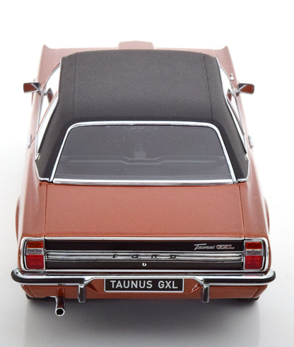 FORD TAUNUS GXL SEDAN WITH VINYL ROOF BROWN METALLIC &amp; FLAT BLACK 1971