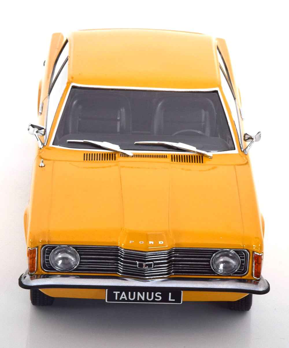 FORD TAUNUS L COUPE OCHRE ROUND HEADLIGHTS 1971