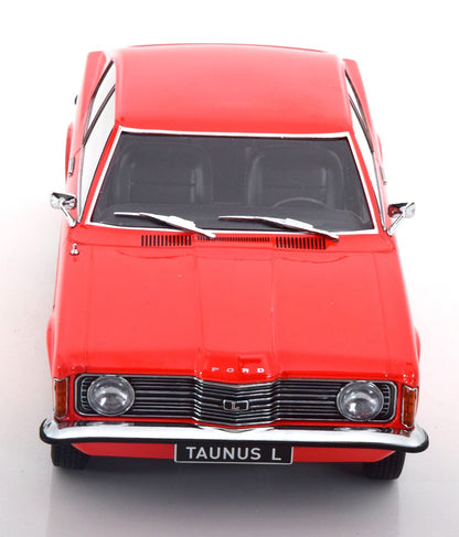 FORD TAUNUS L COUPE LIGHT RED ROUND HEADLIGHTS 1971