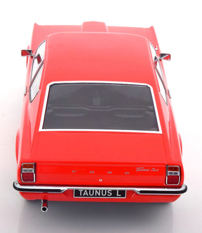 FORD TAUNUS L COUPE LIGHT RED ROUND HEADLIGHTS 1971