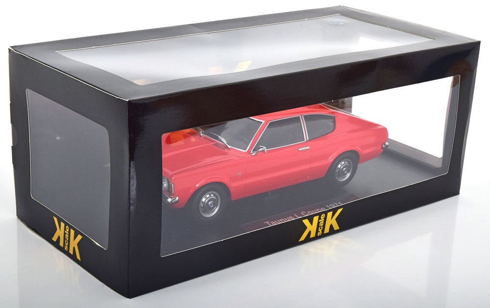 FORD TAUNUS L COUPE LIGHT RED ROUND HEADLIGHTS 1971