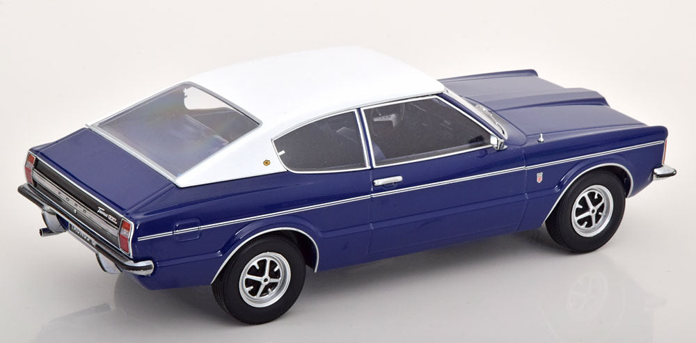 FORD TAUNUS GXL COUPE WITH VINYL ROOF DARK BLUE &amp; FLAT WHITE 1971