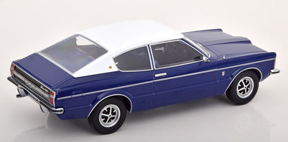 FORD TAUNUS GXL COUPE WITH VINYL ROOF DARK BLUE &amp; FLAT WHITE 1971
