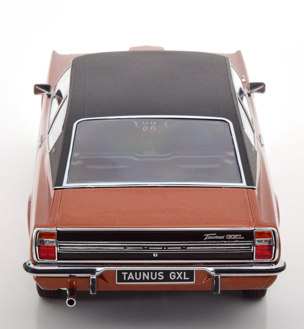 FORD TAUNUS GXL COUPE WITH VINYL ROOF BROWN METALLIC &amp; FLAT BLACK 1971