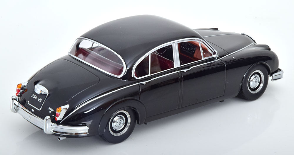 JAGUAR DAIMLER 250 V6 LHD BLACK INTERIEUR DARK RED 1962