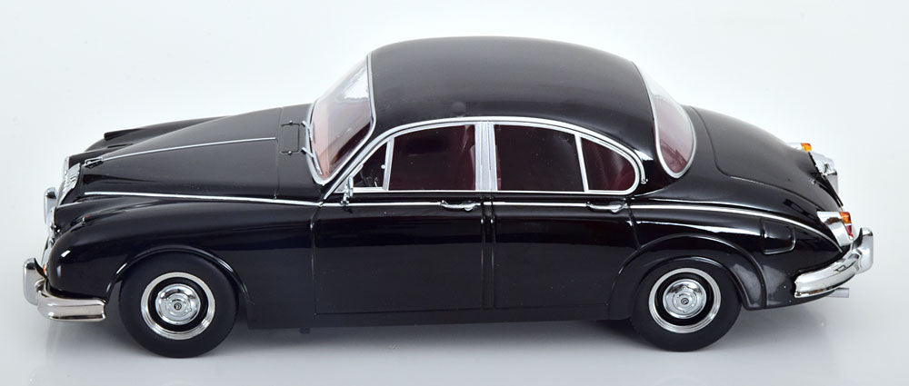 JAGUAR DAIMLER 250 V6 LHD BLACK INTERIEUR DARK RED 1962