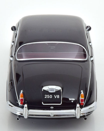 JAGUAR DAIMLER 250 V6 LHD BLACK INTERIEUR DARK RED 1962