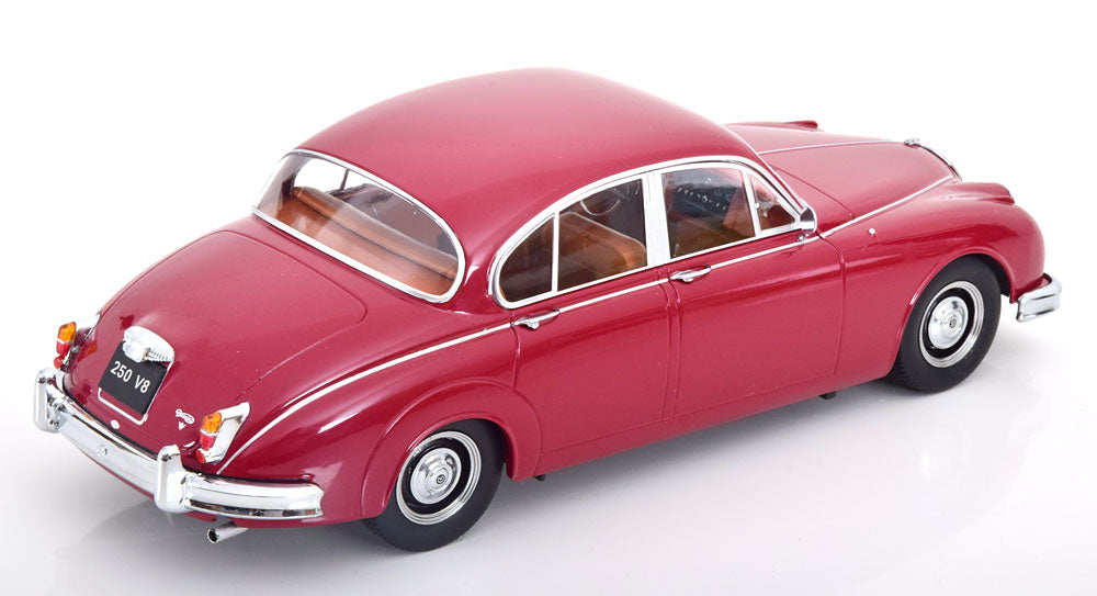 JAGUAR DAIMLER 250 V6 LHD RED INTERIEUR BROWN 1962
