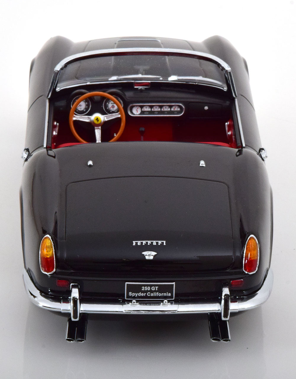 FERRARI 250 GT CALIFORNIA SPYDER BLACK &amp; SILVER 1960 WITH REMOVABLE HARDTOP