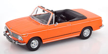 BMW 1600-2 CABRIO ORANGE 1968 WITH REMOVABLE SOFT-TOP