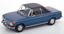BMW 2002 CABRIO DARK BLUE METALLIC 1968 WITH REMOVABLE SOFT-TOP